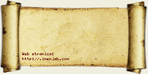 Hana Backović vizit kartica